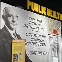 Photo of Public Health display at Kansas Museum of History, 2026