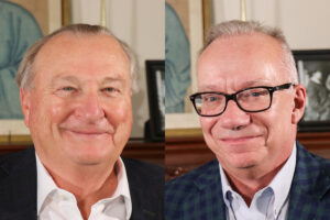 Side by side photos of Mike Swenson and Mike Matson