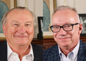 Side by side photos of Mike Swenson and Mike Matson